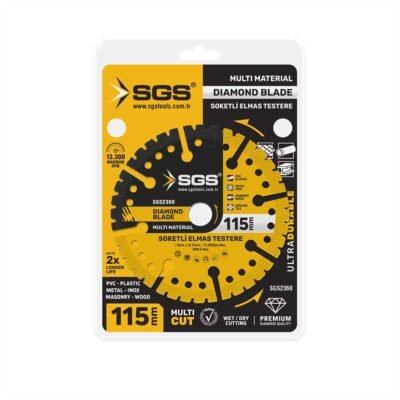 SGS2360 Çok Amaçlı Multi-Material Elmas Kesme Diski 115 MM