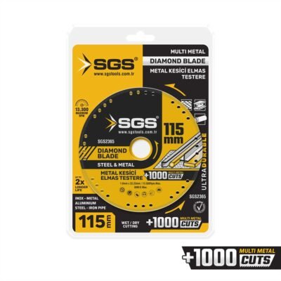SGS2365 Vakumlu Elmas Çok Amaçlı Multi-Metal Kesici 115 MM
