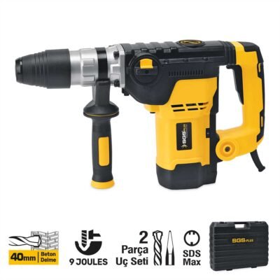SGS5188 Kırıcı-Delici Matkap 1250 Watt 40 MM 9 KG 9 Joules (SDS Max)