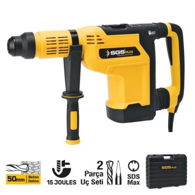 SGS5189 Kırıcı-Delici Matkap 1500 Watt 50 MM 11 KG 15 Joules (SDS Max)