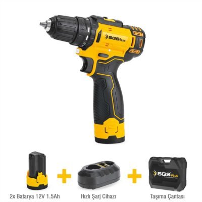 SGS5146 Akülü Vidalama Seti 12 Volt (2x1.5 AH)