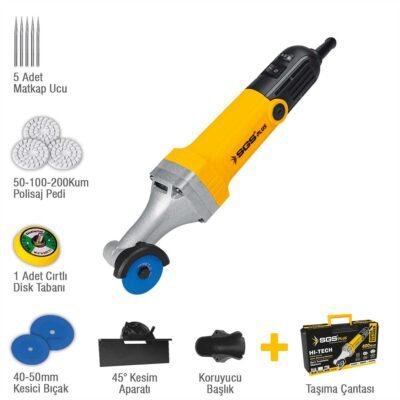 SGS5295 Çok Amaçlı Derz Açma ve Kesme Makinası Seti 400 Watt