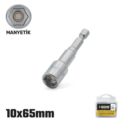 SGS2486 Manyetik Somun Adaptörü 10 MM x 65 MM