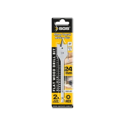 SGS1497 Ahşap Yaprak Matkap Ucu 24x152 MM