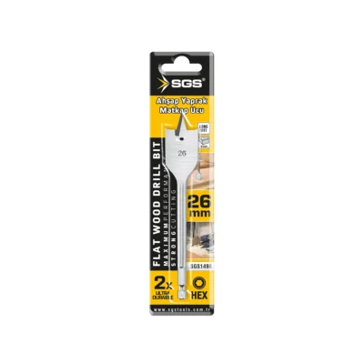 SGS1498 Ahşap Yaprak Matkap Ucu 26x152 MM