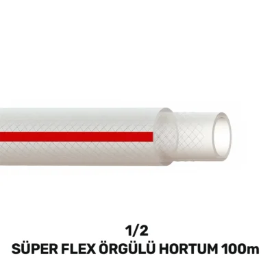 SGS4349 1/2 Superflex Örgülü Hortum 100 MT (150 Gr/mt)