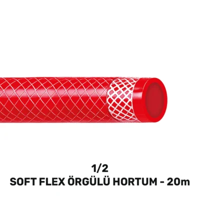 SGS4353 1/2 Softflex Örgülü Hortum 20 MT (100 Gr/mt)