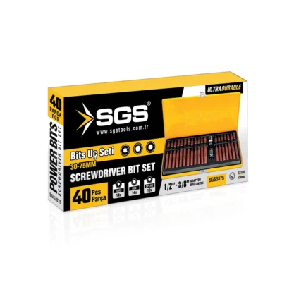 SGS3875 Otomotiv Bits Uç Seti 40 Parça 30-75 MM