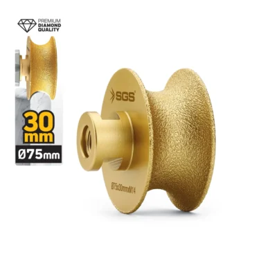 SGS2791 M14-75x30 MM Vakum Elmas Taşlama Diski Tam Profil