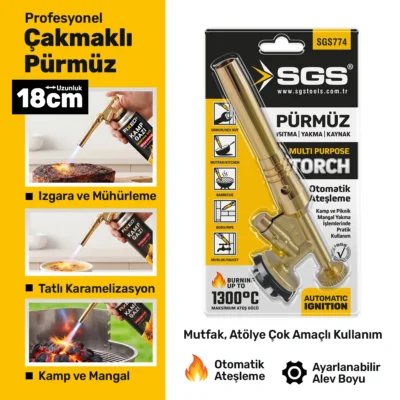 SGS774 Torch Tav ve Kaynak Pürmüz Başlığı
