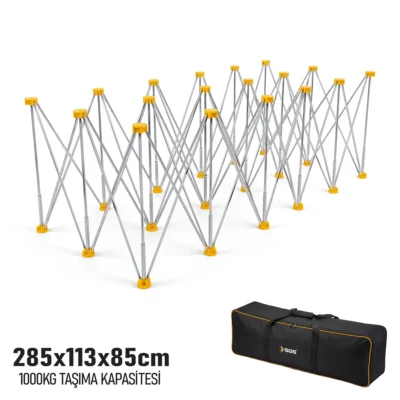 SGS923 Katlanır Çalışma Tezgahı Alüminyum 285x113x85 CM