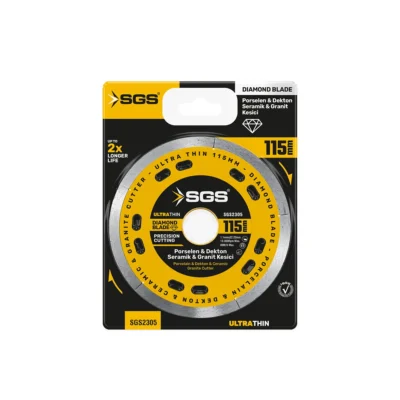 SGS2305 Profesyonel Porselen Kesici Ultra İnce 115x1.1 MM