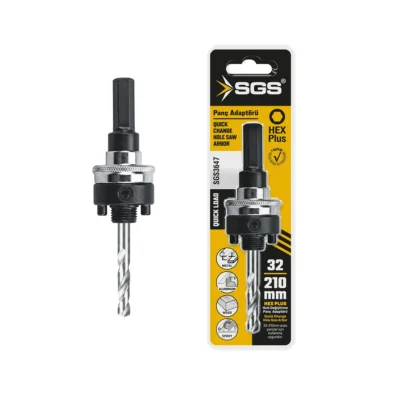 SGS3647 Bi-Metal Panç Adaptörü Hızlı-Quick / Hex Plus