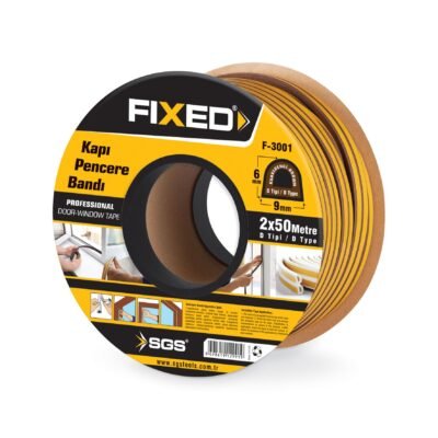 Fixed F3001 SGS Kapı Pencere Bandı (Kahverengi) 2x50 MT