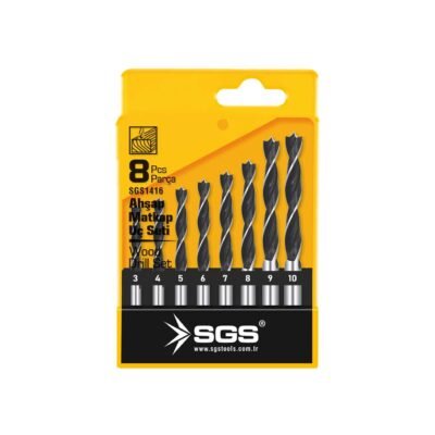 SGS1416 8 Parça Ahşap Matkap Ucu Seti