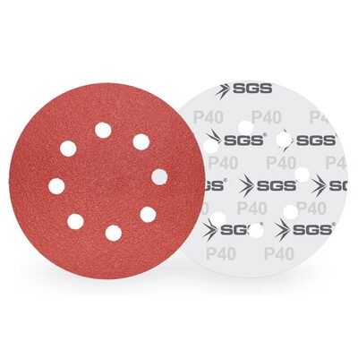 SGS429 Cırtlı Zımpara AO 150 MM 120 KUM 6 Delikli