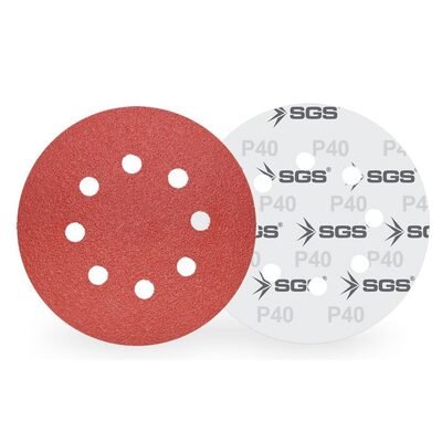 SGS441 Cırtlı Zımpara AO 115 MM 60KUM Delikli