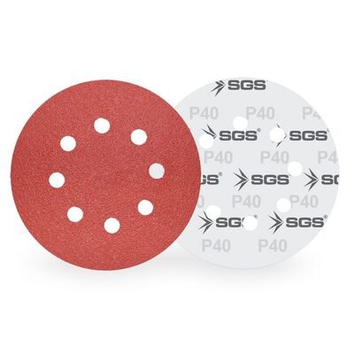 SGS444 Cırtlı Zımpara AO 115 MM 120KUM Delikli